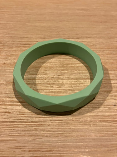 Geo Silicone Teething Bangle